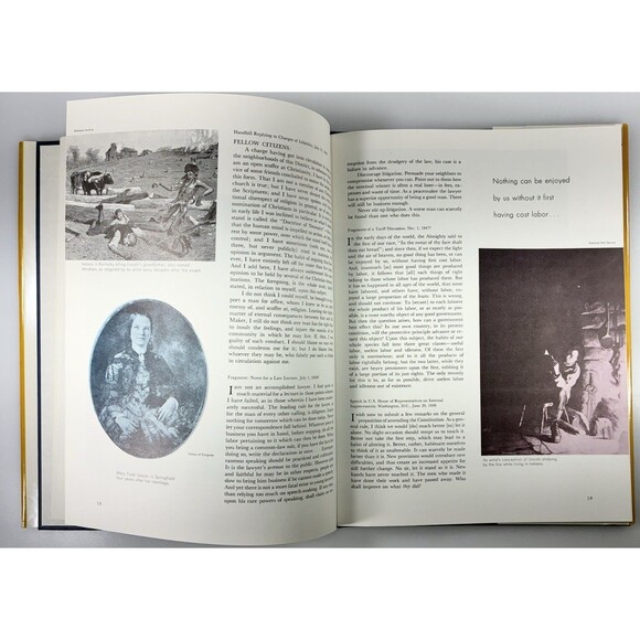 Abraham Lincoln: His Words and His World Vintage 1976 Hardback Book - Picture 6 of 12